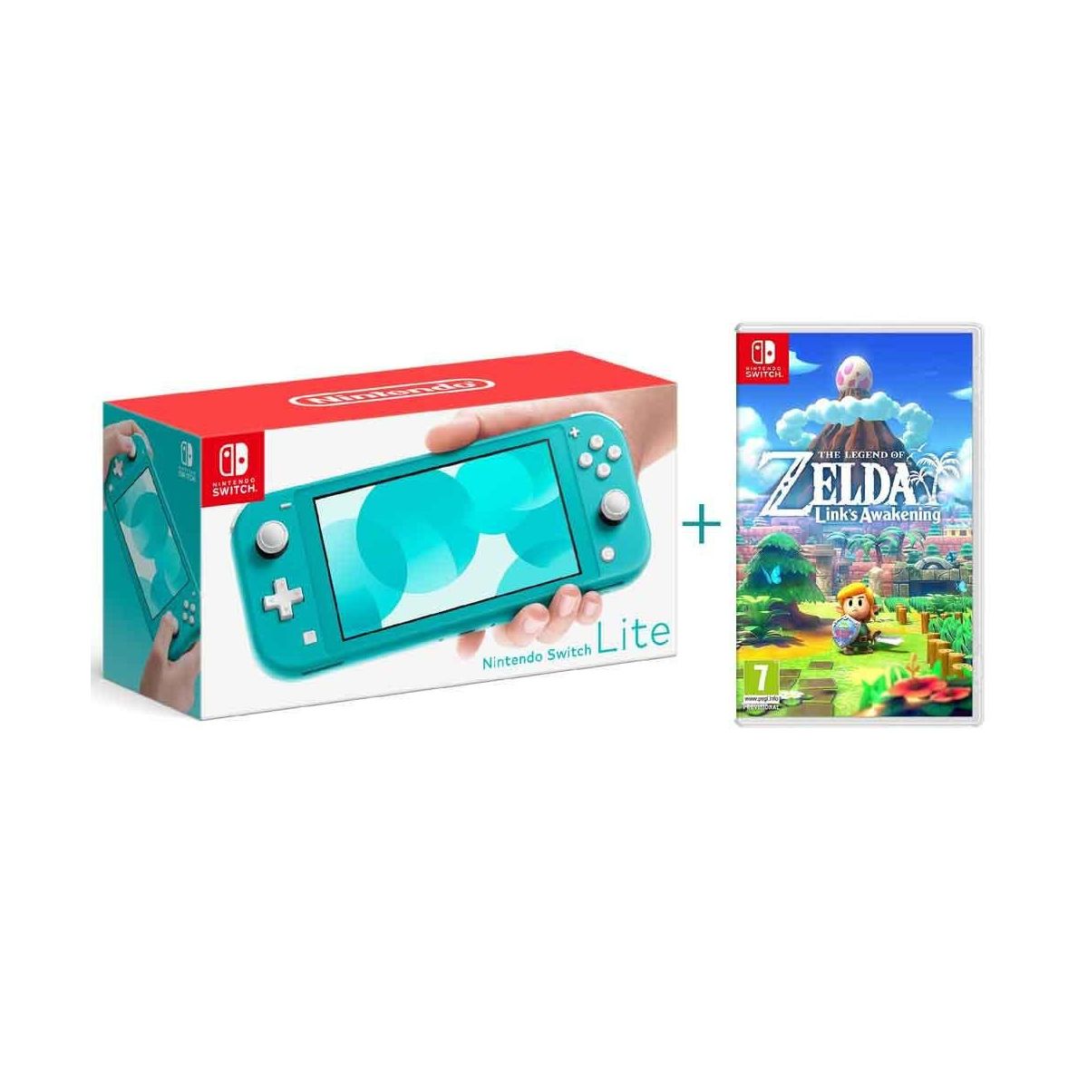 Nintendo Switch Lite Turkuaz + The Legend Of Zelda Breath Wild