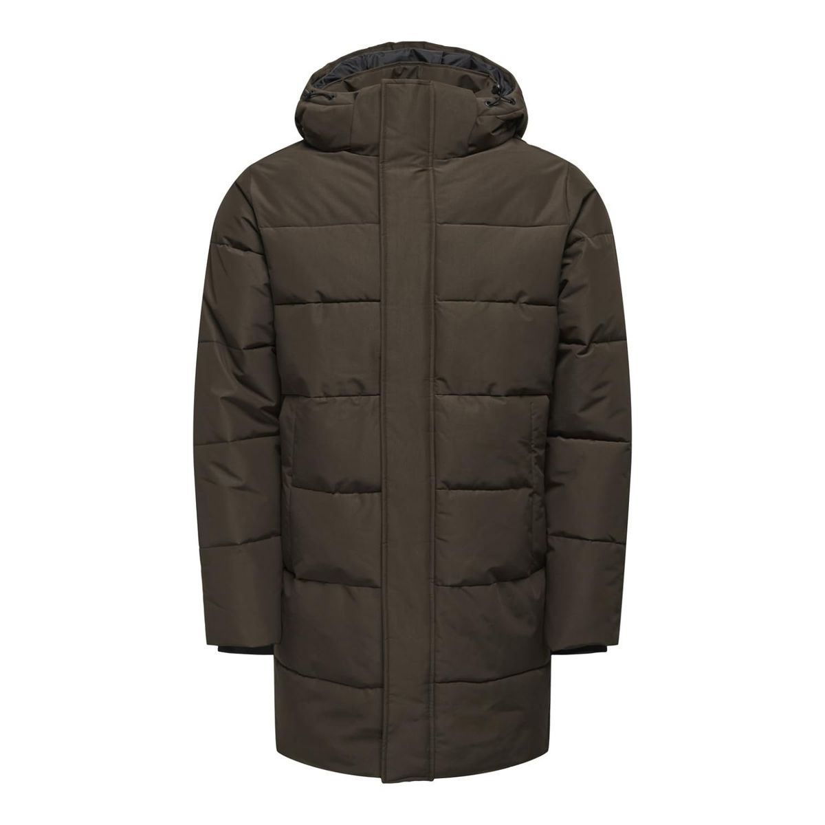 ONLY & SONS Onscarl Life Long Quilted Coat Otw Noos, Blue Nights., L