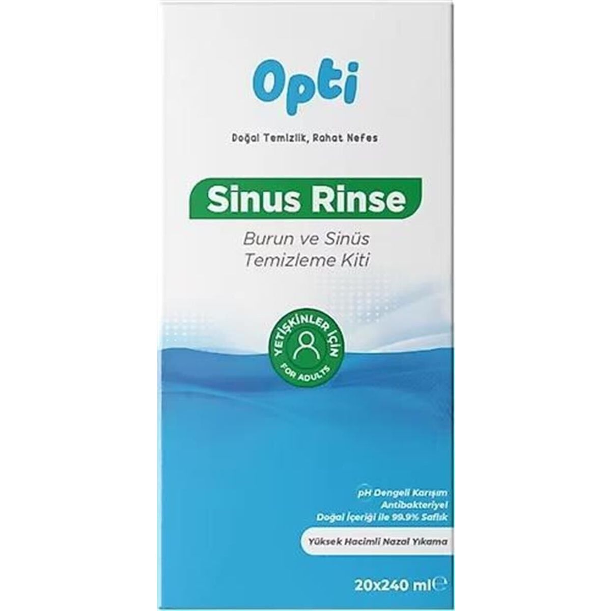 Opti Yetişkin 240 ml 20 Şase Sinus Rinse Kit Fiyatları