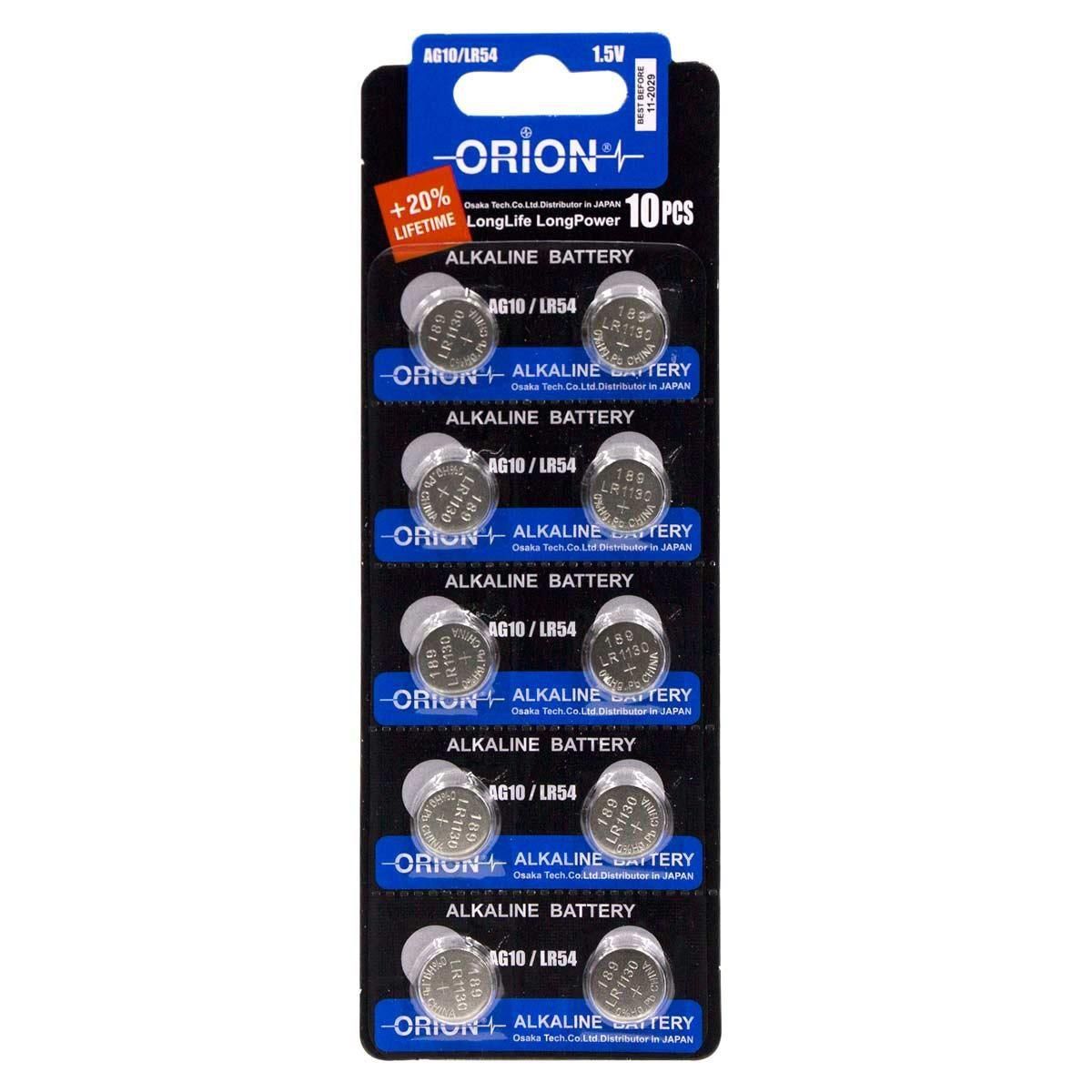 LR1130 AG10 189 1130 LR54 Pack Of 100 Toshiba Button Cell Batteries EXP  2024 
