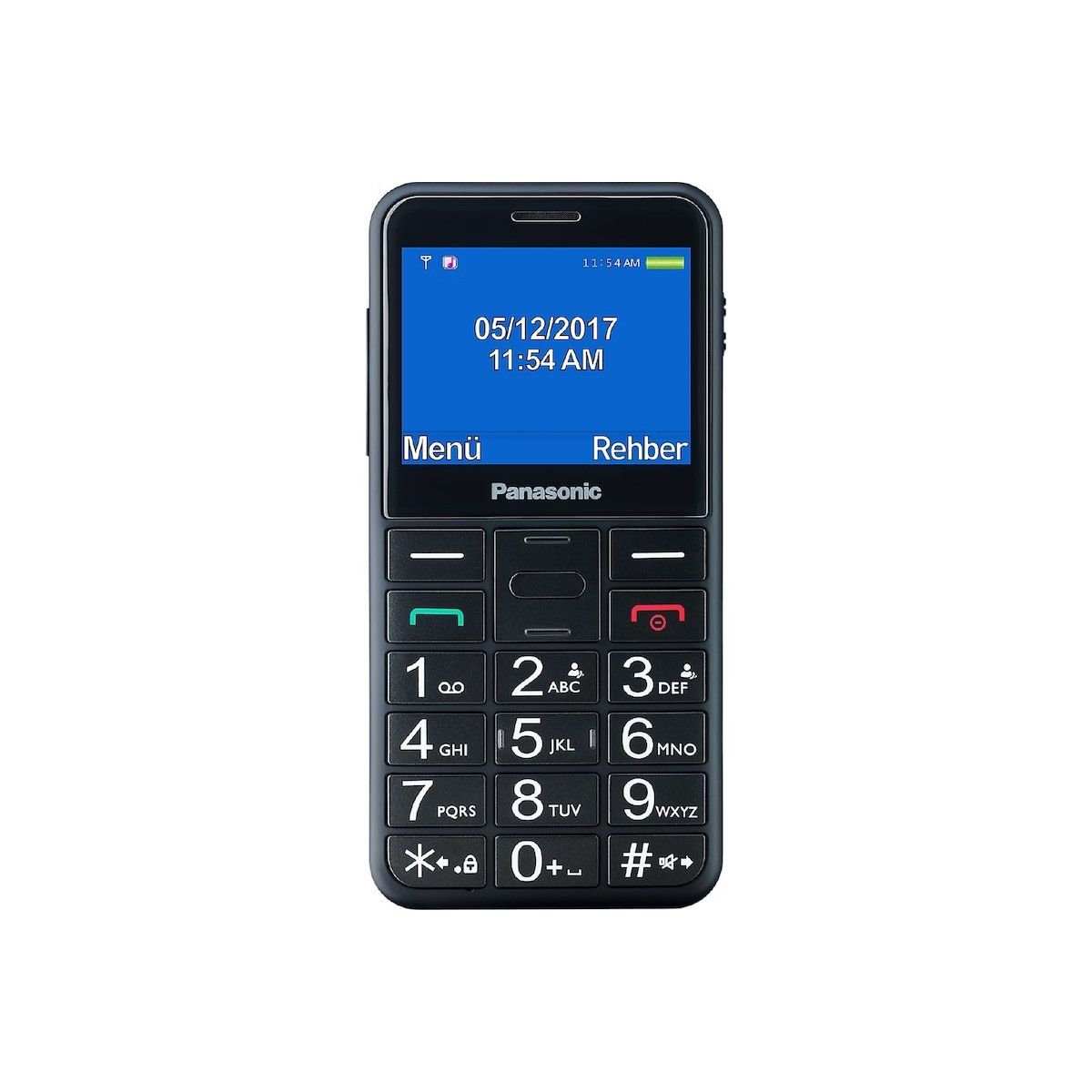 Panasonic mobiele senioren telefoon kx-tu155exbn (zwart) - Elektronica online kopen? | Korting tot 50