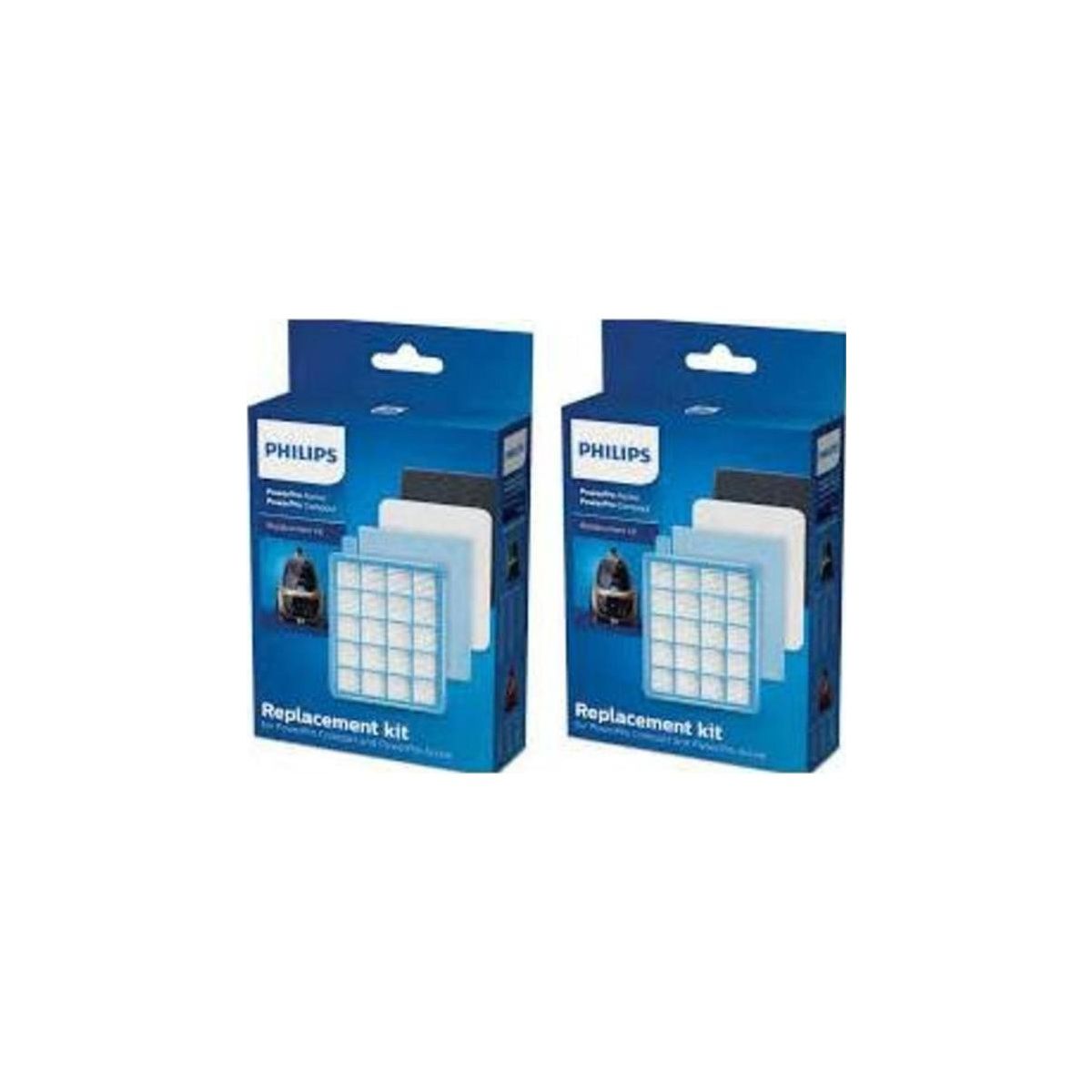 Set Filtri 3 In 1 Per Philips Power Pro Compact/Active – Filtro HEPA, Motore E Schiuma Per FC9330 FC9350