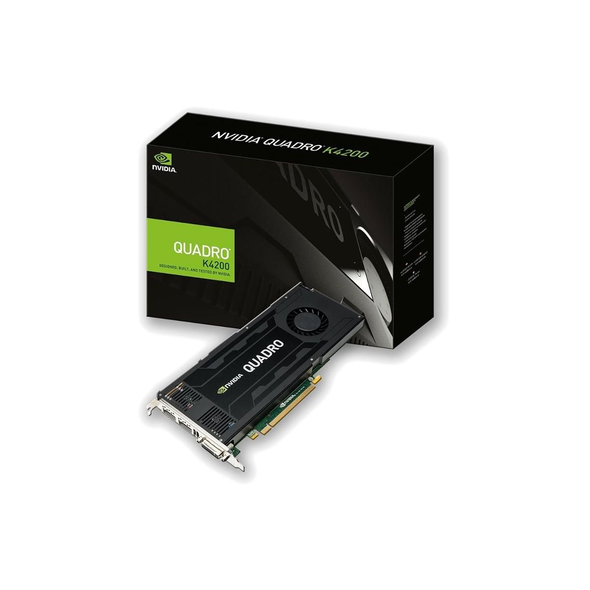 Quadro K4200 4GB GDDR5 DVI NVIDIA Quadro K4200 4GB GDDR5 Graphics