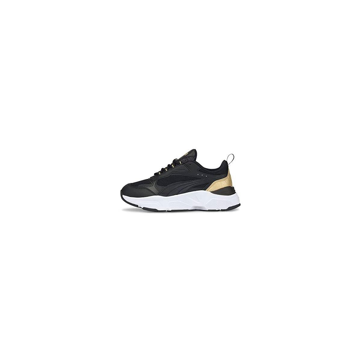 Puma Cassia Puma Black Team Gold Puma Cassıa Dıstressed Black Team