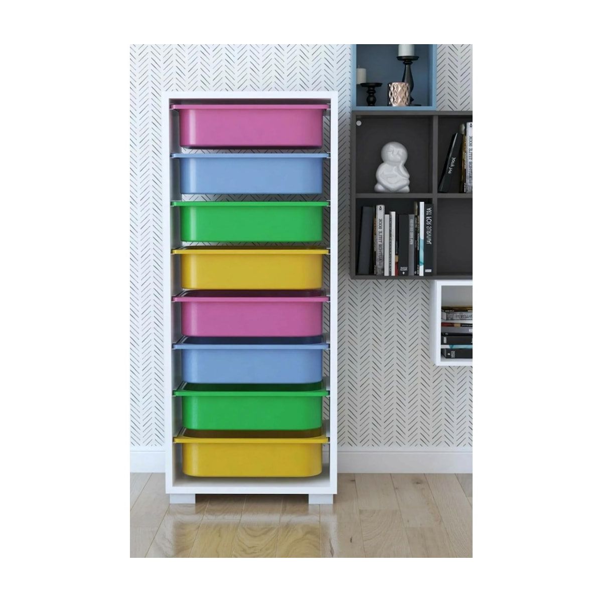 Remaks 8 Sepetli Renkli Çok Amaçlı Dolap Fiyatları