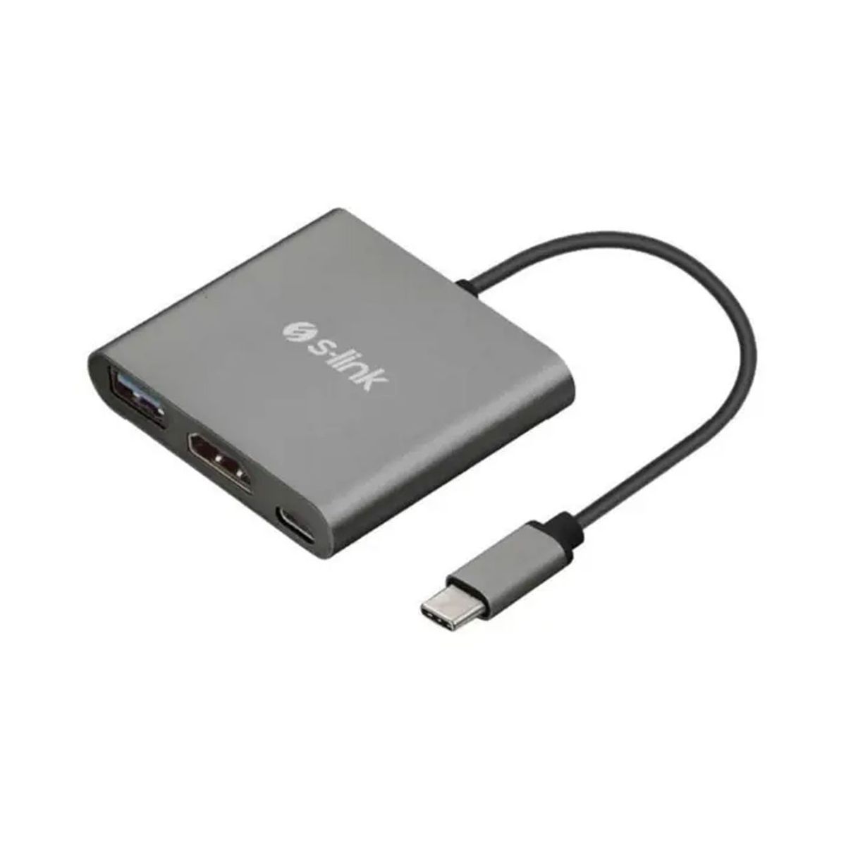 S-Link Swapp SW-U515 Metal Type C to 4K HDMI + USB 3.0 + Pd Kablo ...