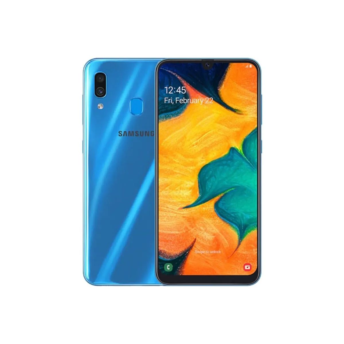 Samsung Galaxy A30 64GB 4GB 6.4 inç 16MP Akıllı Cep Telefonu Mavi