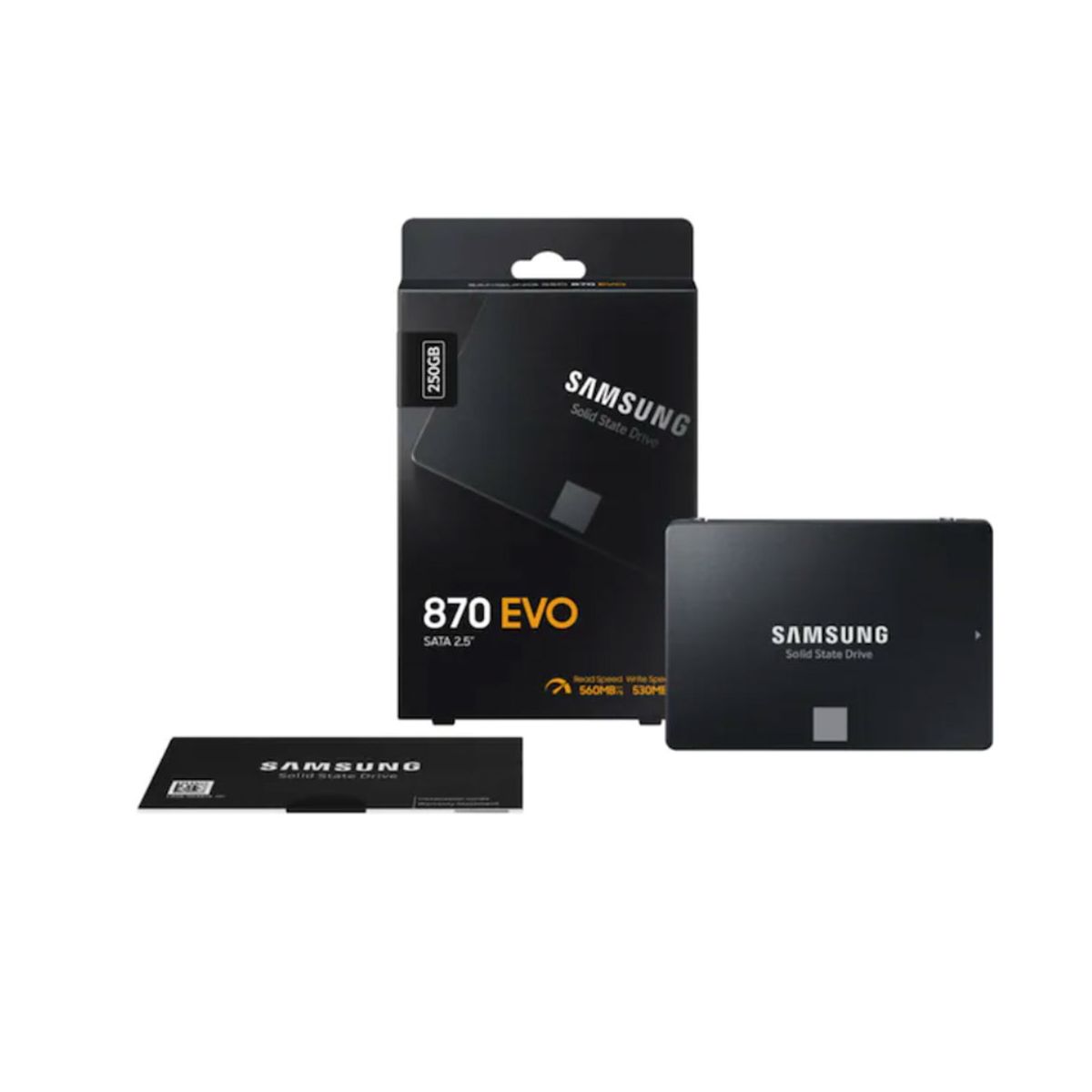 Samsung MZ-77E250BW 250GB 870 Evo Sata 3.0 560-530MB/s 2.5 SSD