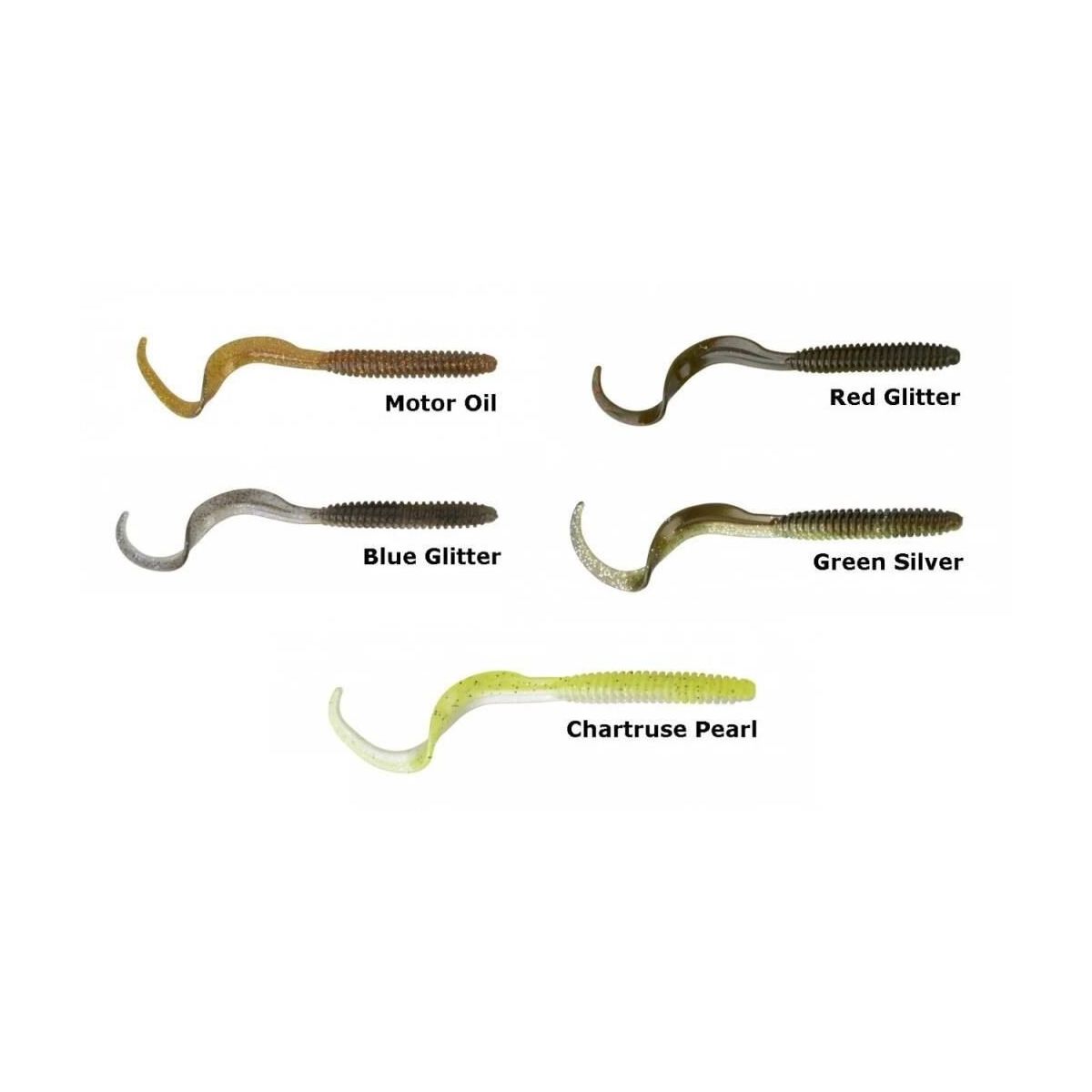 Savage Gear Rib Worm Kit - Vers Striés Avec Hameçons, Poids Et Perles Pour Bass, Perche & Sandre