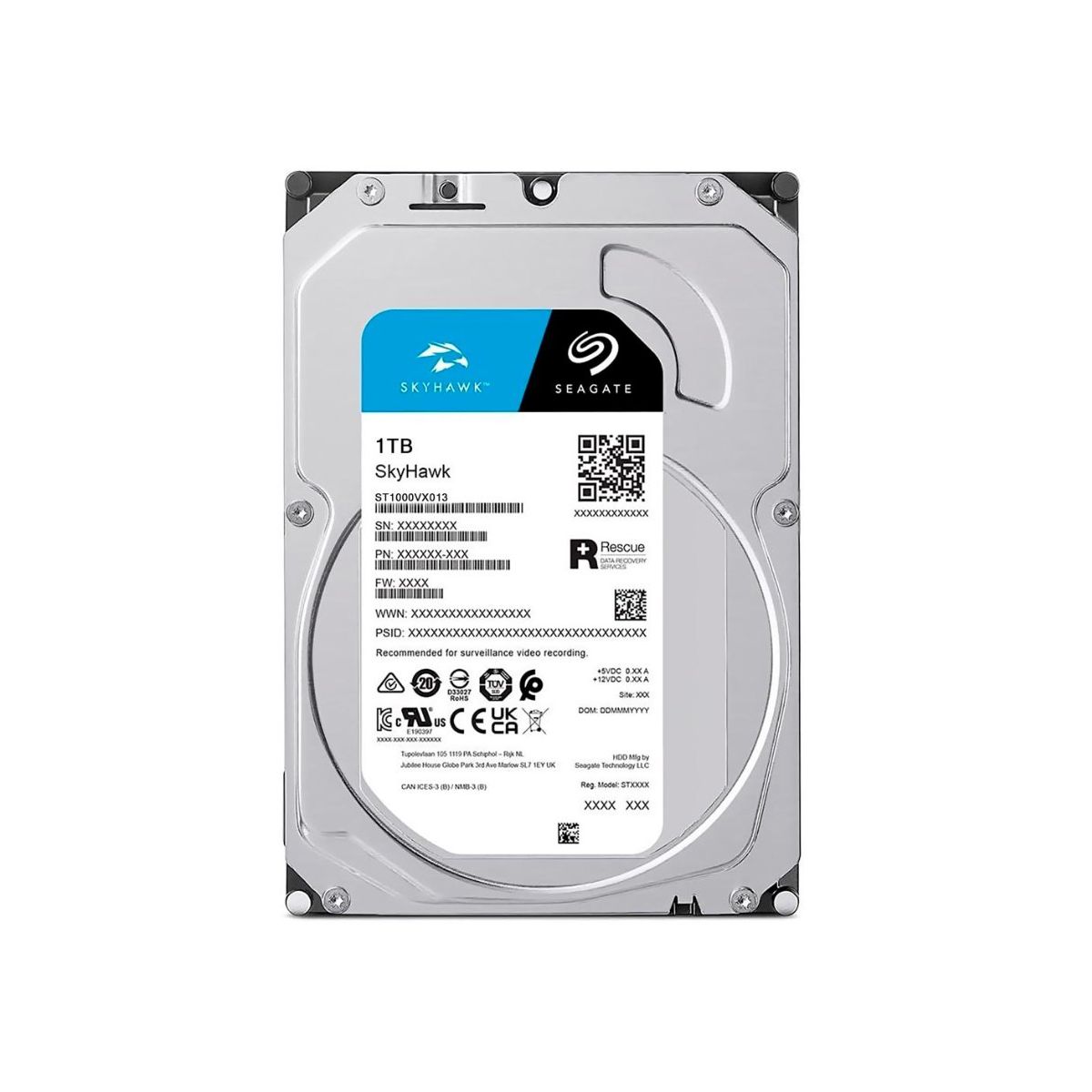 Seagate ST1000VX013 Skyhawk 3.5 inç1 TB 256 MB 5400RPM 7/24