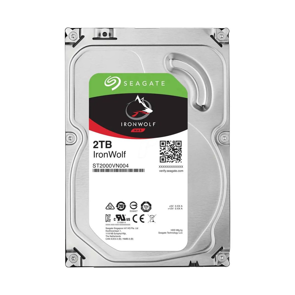Seagate ST2000NT001 NAS 2 TB Ironwolf Pro USB 3.2 Dahili
