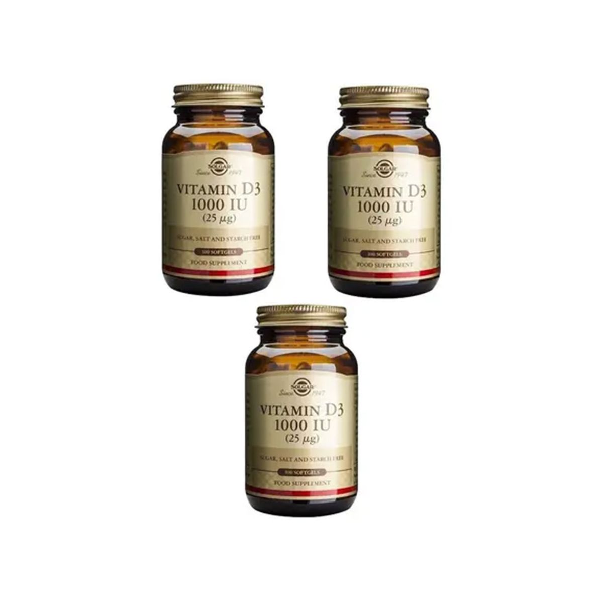 Solgar Vitamin D3 1000 IU 3x100 Kapsül Fiyatları