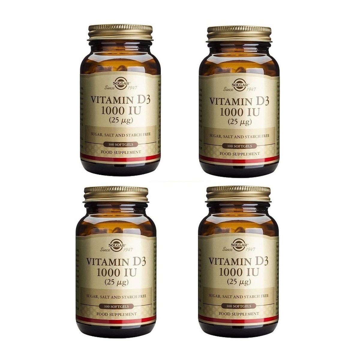 Solgar Vitamin D3 1000 IU 25 mg 100x4 Adet Vitamin Tablet Fiyatları