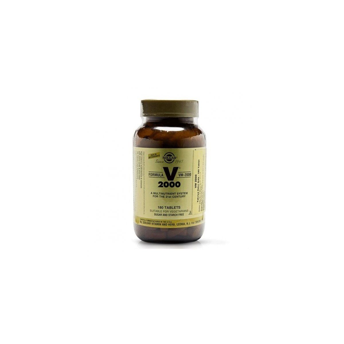 Solgar VM-2000 Multivitamin 180 Tablet Fiyatları