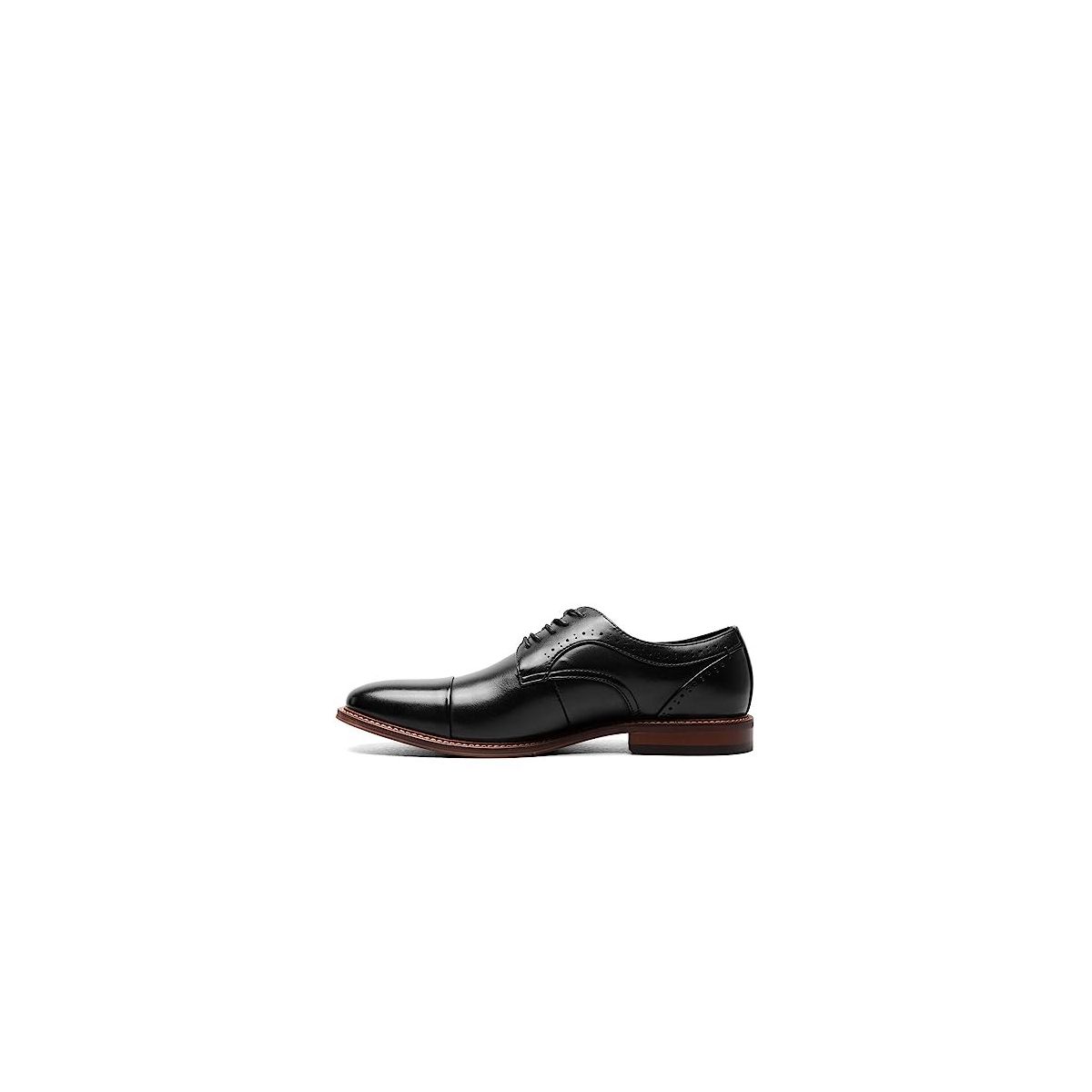 Stacy Adams Black Maddox Cap Toe Oxford Shoes