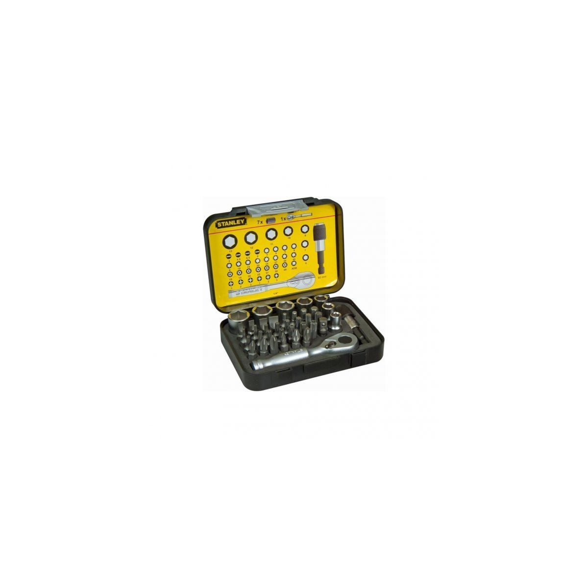 InLine 43034T Mini Ratchet Set With 12 Piece Bit Set