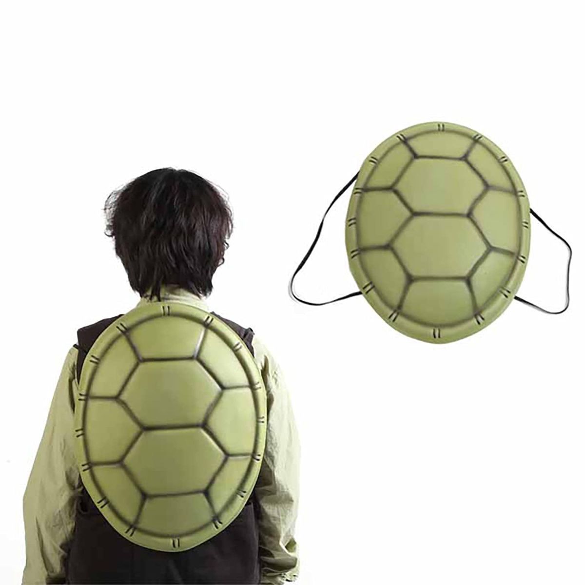 Foam Turtle Shell Back Adult Costume Prop Green