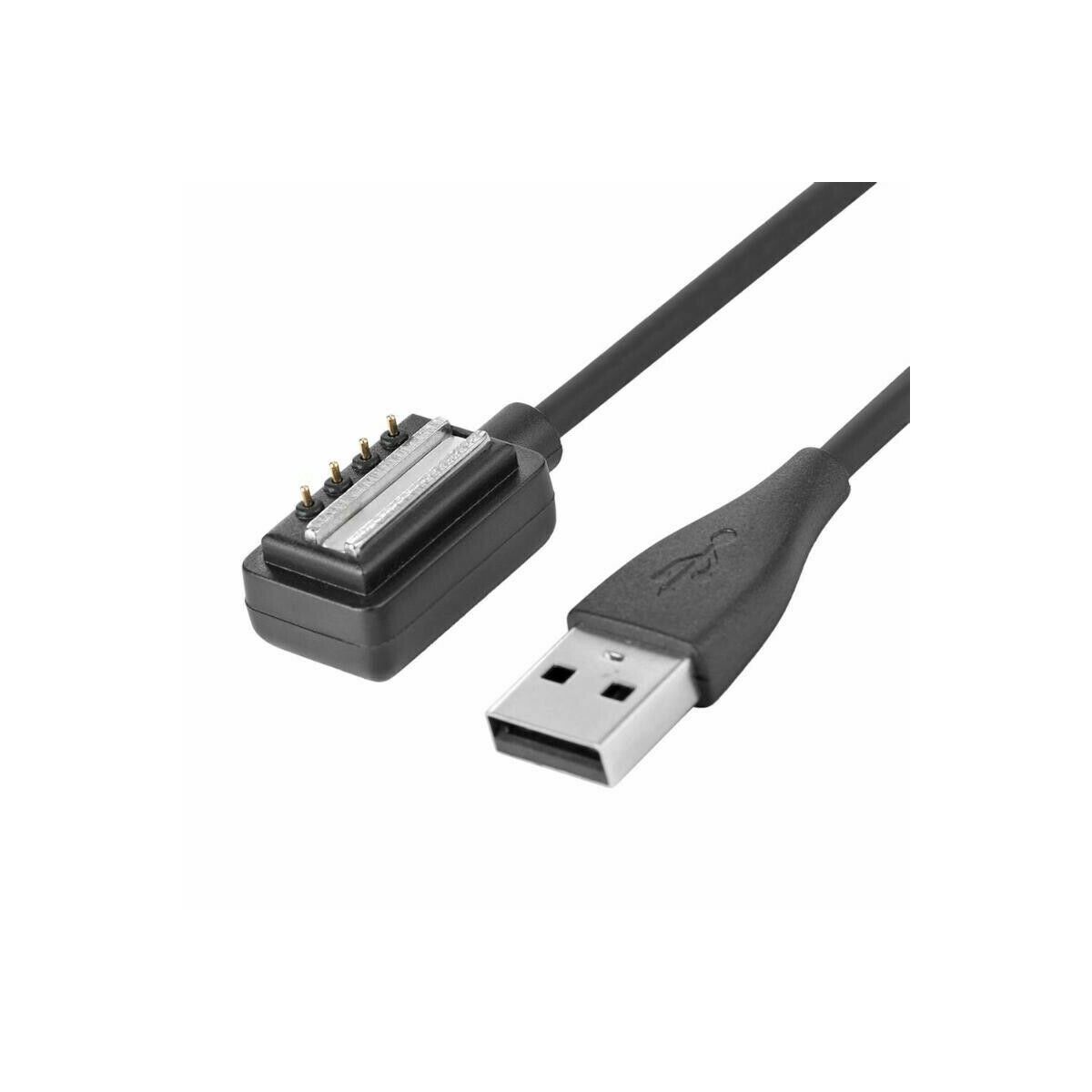 Câble Chargeur Pour Montres Suunto - Compatible Spartan Ultra HR, Suunto 9, D5, EON Core - USB, 1 M - Recharge Rapide