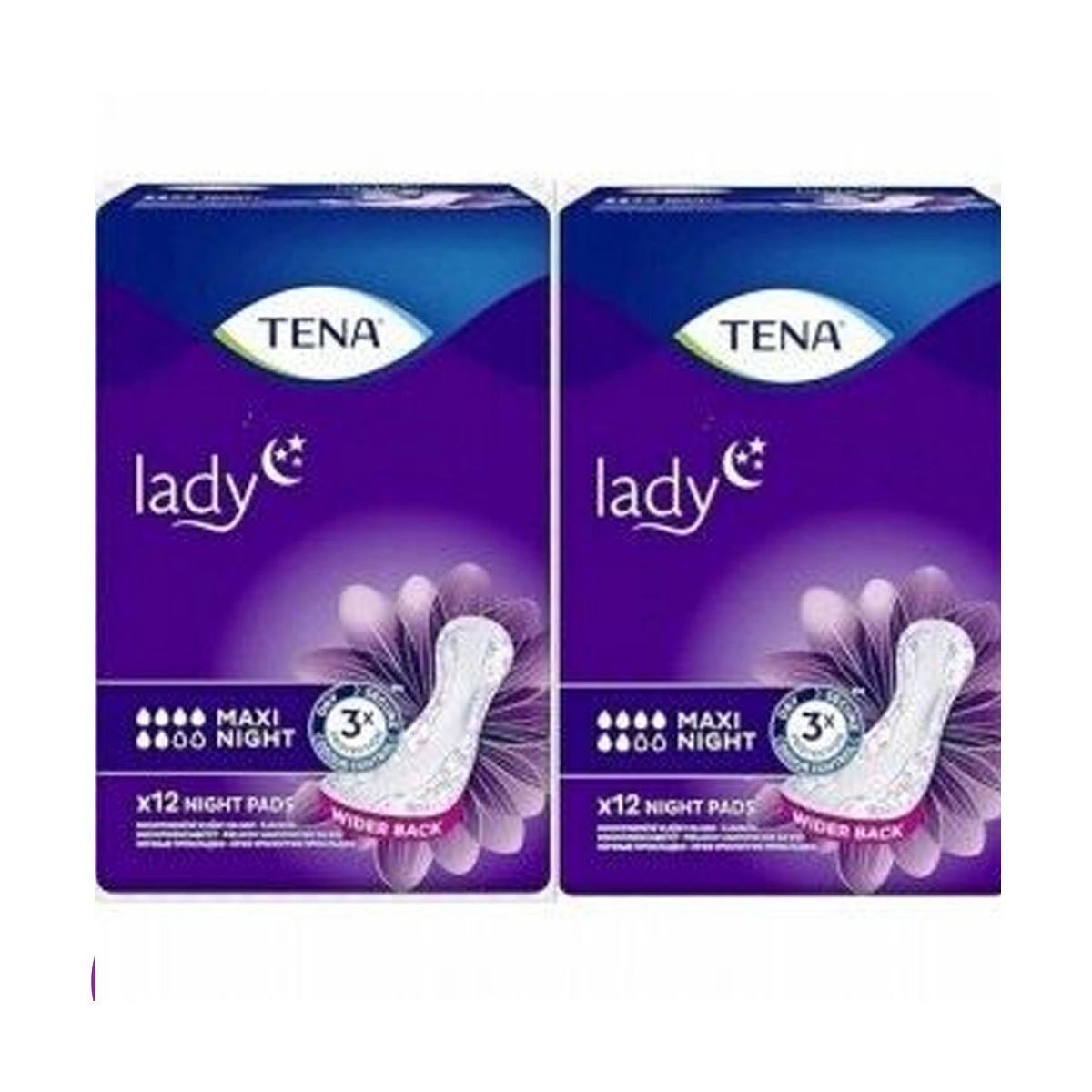 Tena Lady Maxi Night Damla 12'li Paket 24 Adet Kadın Mesane