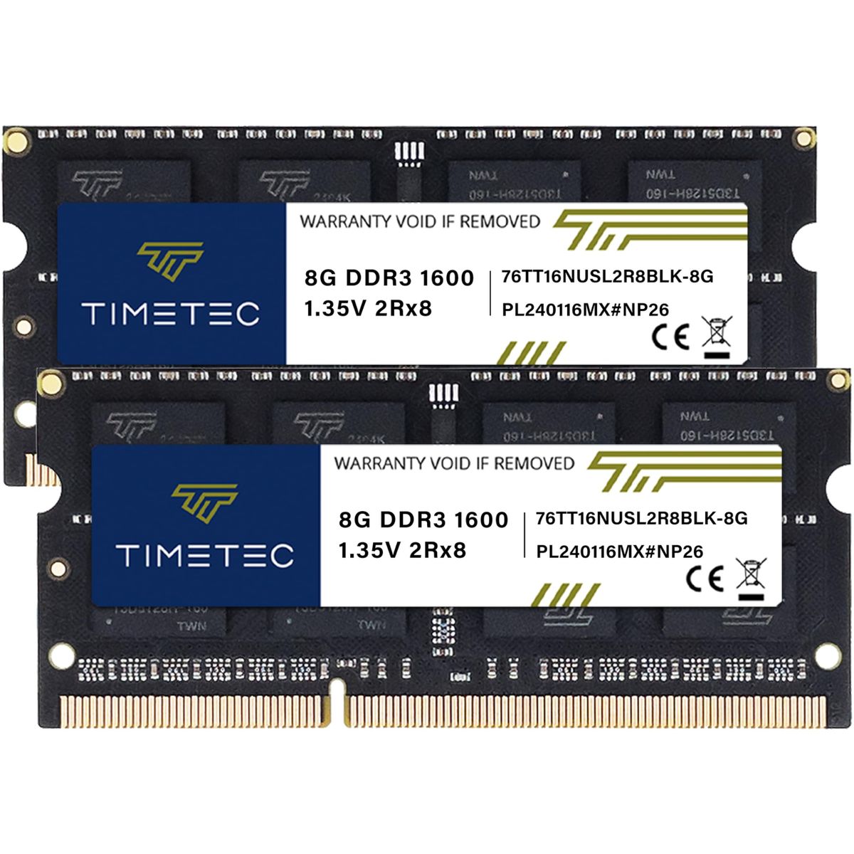 Memory 16gb Ram Ddr3 Macbook Pro Timetec 80GB KIT(10x8GB) DDR3L