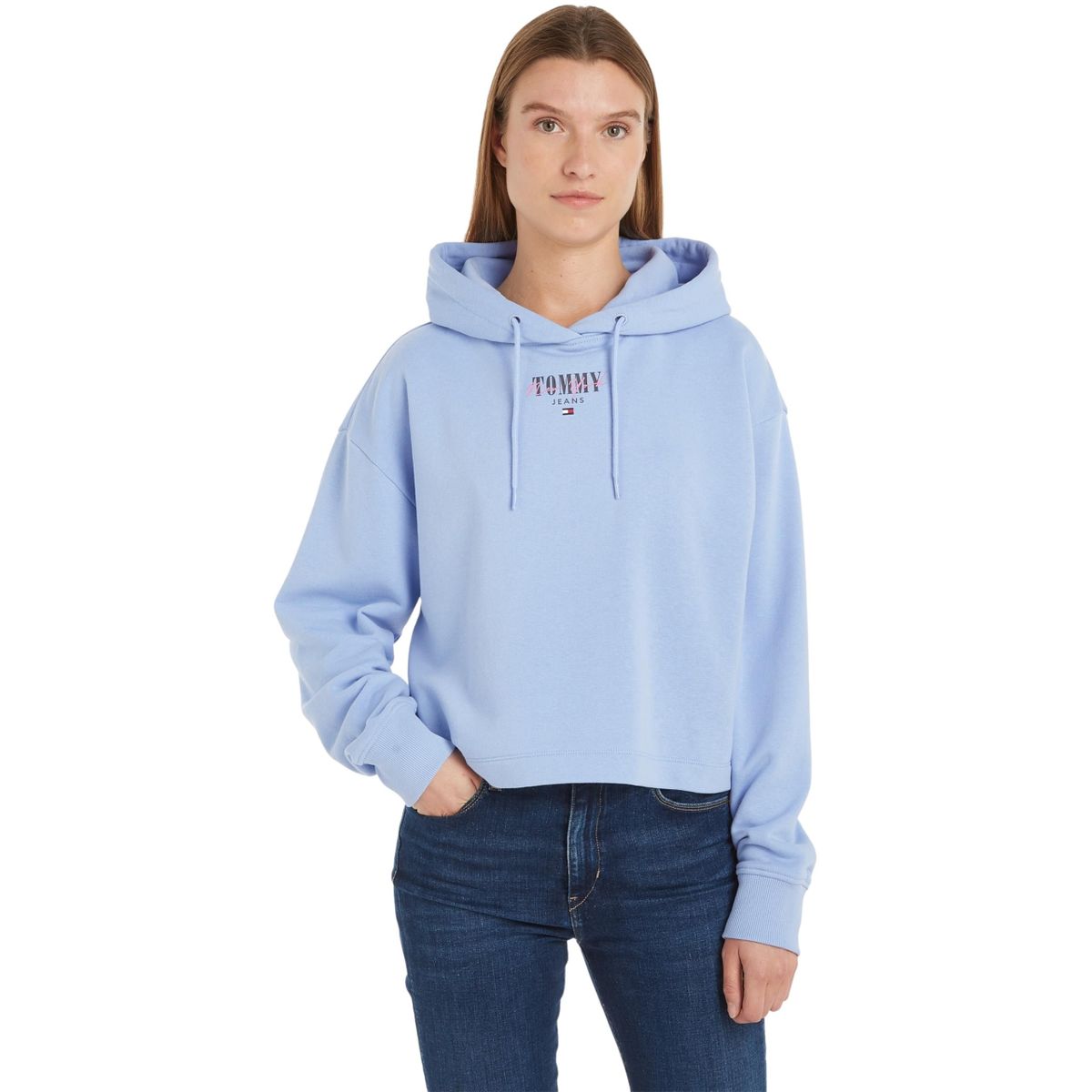 Sweat tommy hilfiger logo hoodie online