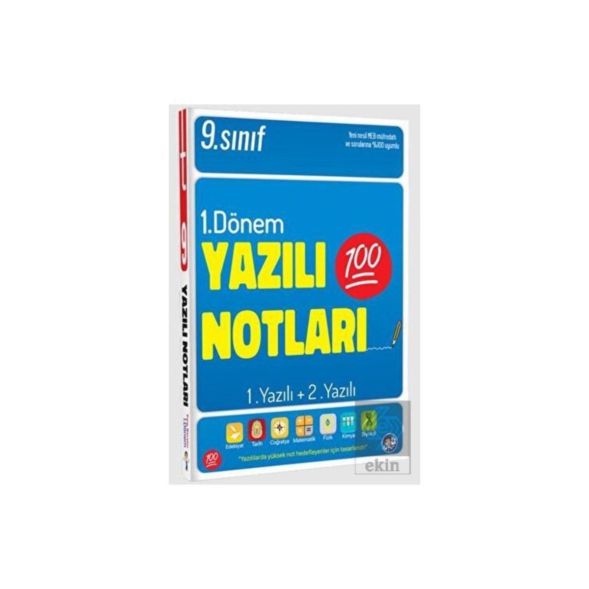 Tonguç Akademi 9. Sınıf 1. Dönem 1 ve 2. Yazılı Notları Fiyatları