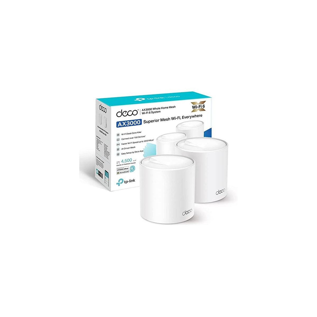 TP-Link DECO-X50-2P AX3000 Whole Home Mesh Wi-Fi 6 System