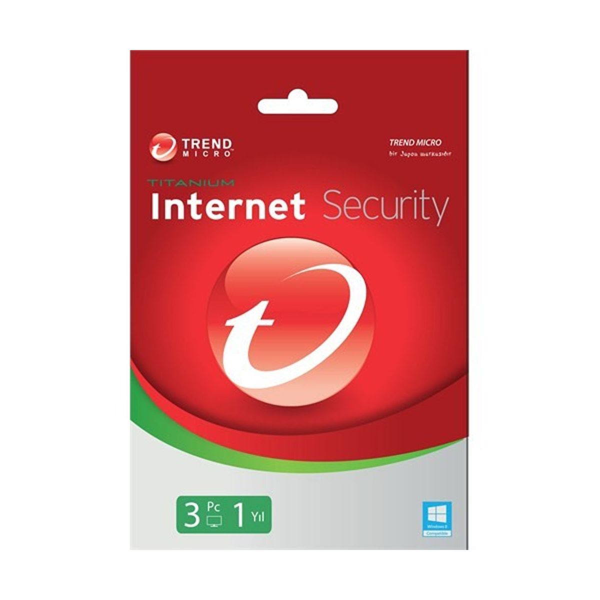 Trend Micro TI00239887D Internet Security Titanium 3 Kullanıcı 1 Yıl TR ...