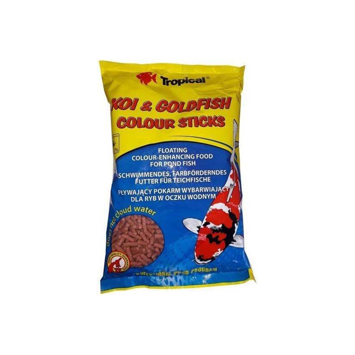 Tyrol Sticks Extra Flottants 5L - Nourriture Poisson Bassin, Poissons Rouges Et Carpes Koï - Riche En Nutriments Et Vitamines