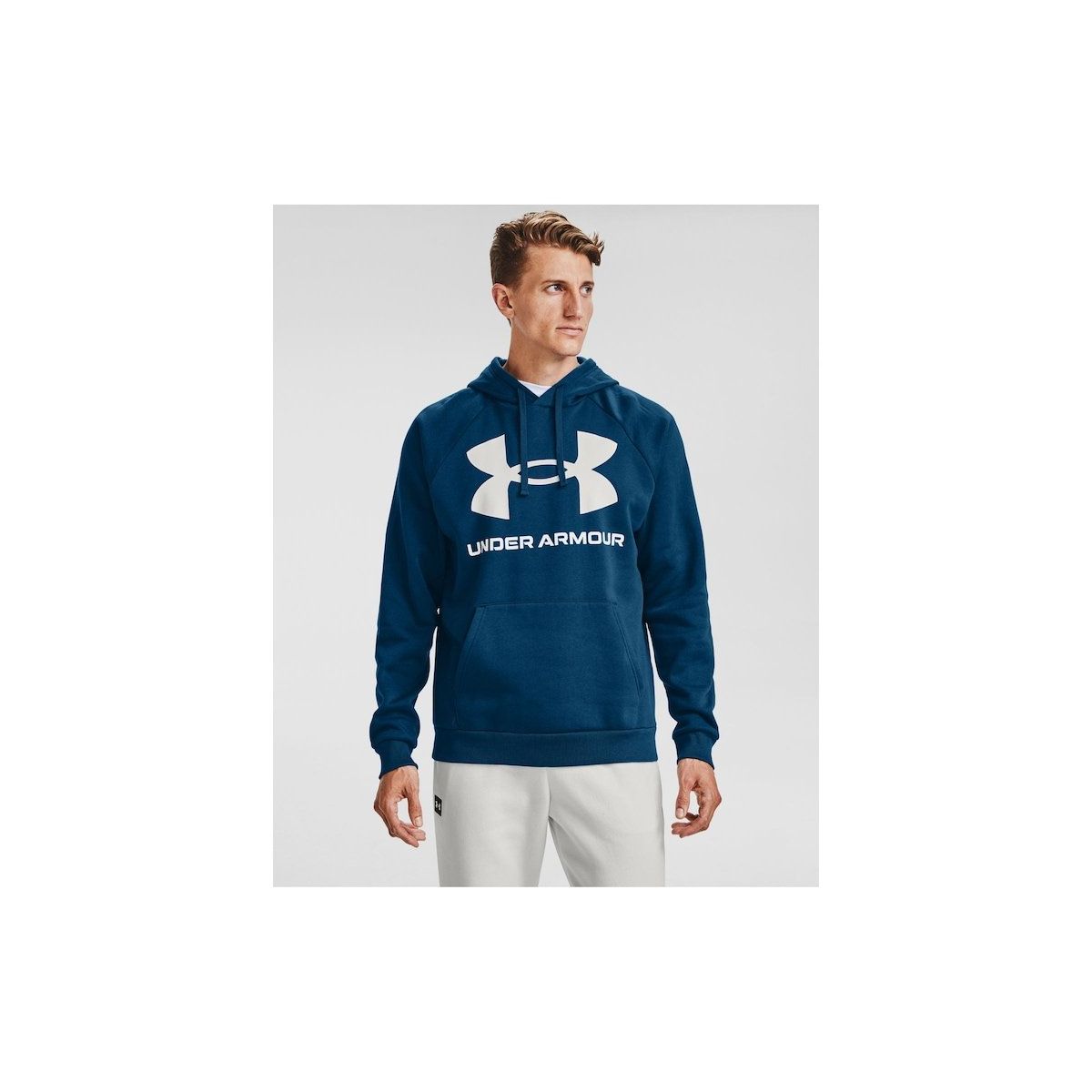 under armour small logo hoodie