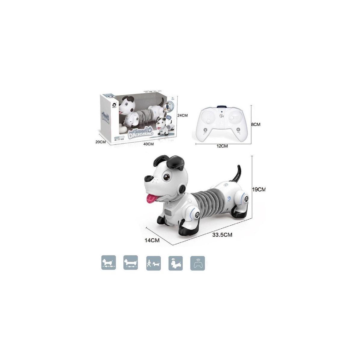 MｏDERN TｏYS製　SＩLVER PET Vardem Oyuncak GL-777-602A Uzaktan Kumandalı Işıklı ve Sesli