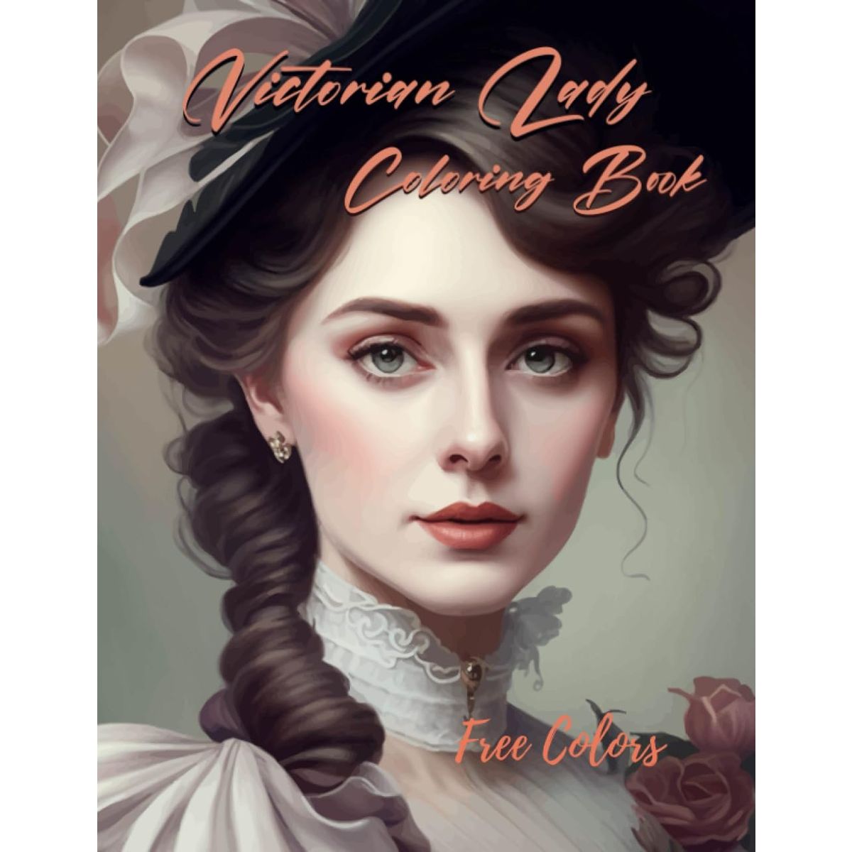Victorian Lady Coloring Book: Celebrate the Glamour of the Victorian Era  with 30 Mesmerizing Coloring Pages that Capture the Intricate Hairstyles