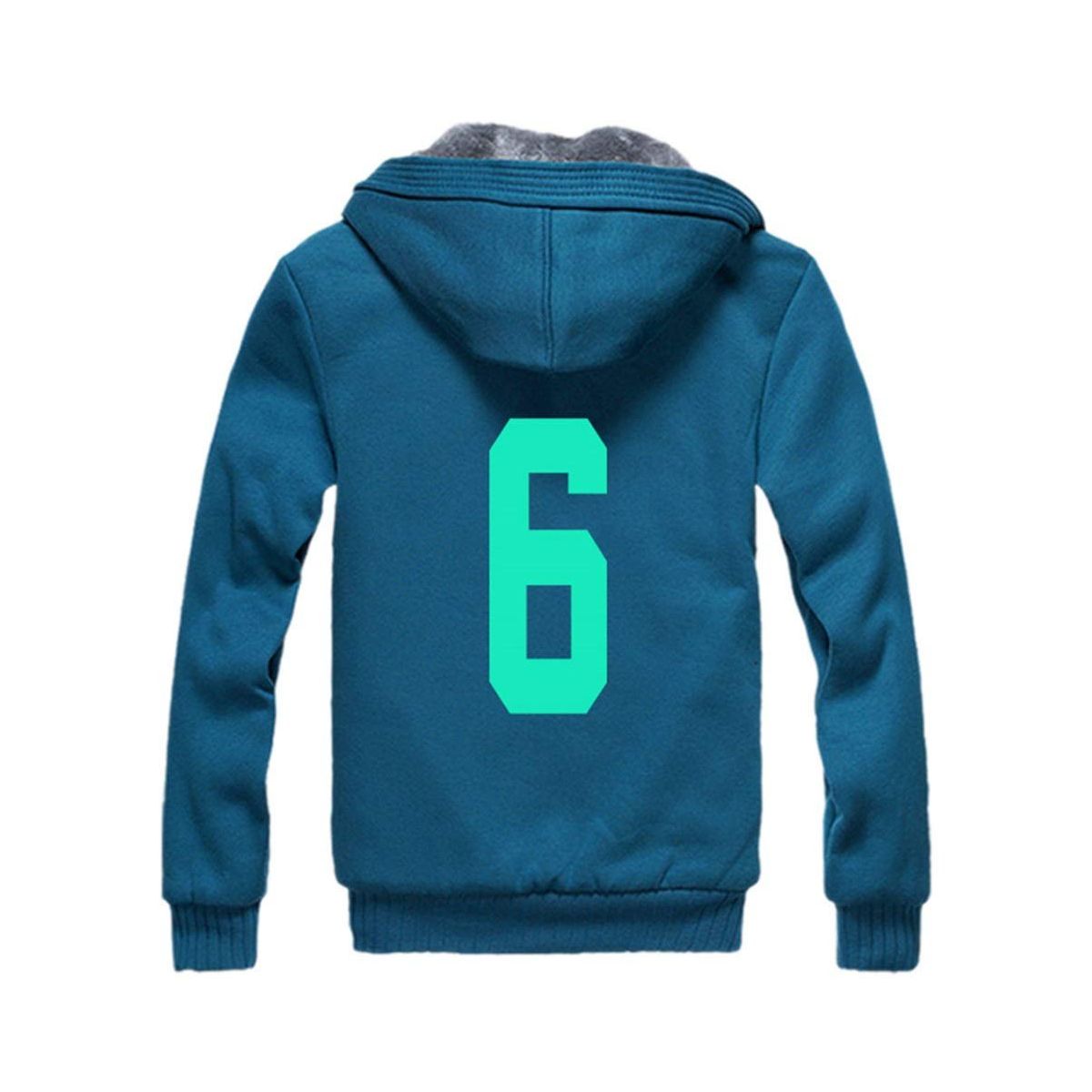 Polar Fleece Haikyuu Number Hoodie Haikyuu!! Fukurodani Academy