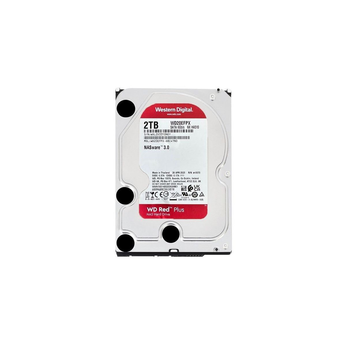 Red 2TB - Western NAS Digital WD20EFRX WD Hard 3.5 Drive Internal 