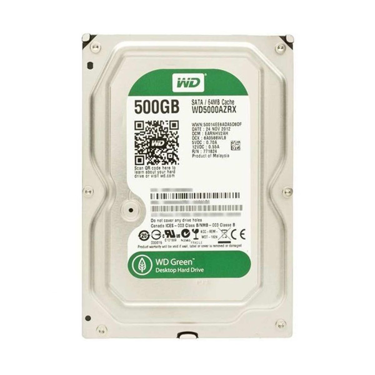 Western Digital Caviar Green 500GB WD5000AZRX Sabit Disk Fiyatları