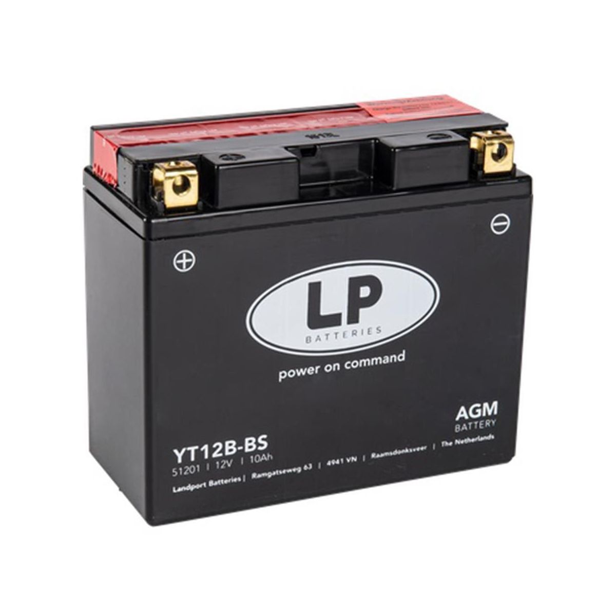 JMT Gel Batterie YT12B-BS Für Yamaha XVS 650 Drag Star Classic (1998–2007) – 12V, 10Ah, Wartungsfrei