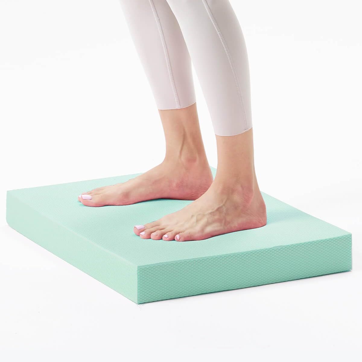 Fizik tedavi için yumuşak denge pedi tpe yoga mat köpük egzersiz pedi kalın  denge yastık fitness yoga pilates denge tahtası