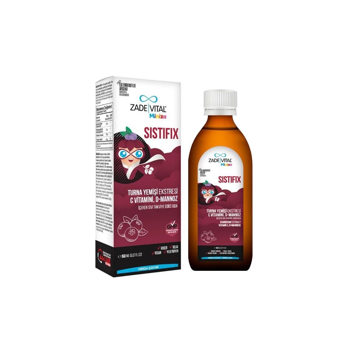 Zade Vital Miniza Sistifix 150 ml Sıvı Fiyatları
