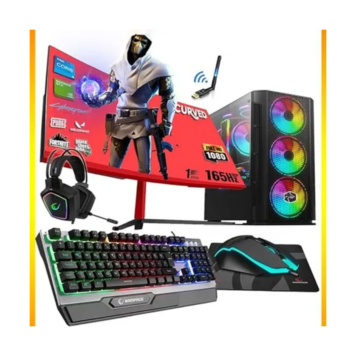 Zeiron Nfx60 Intel Core i5-10400F 32GB Ram 256GB M2 SSD 1TB HDD