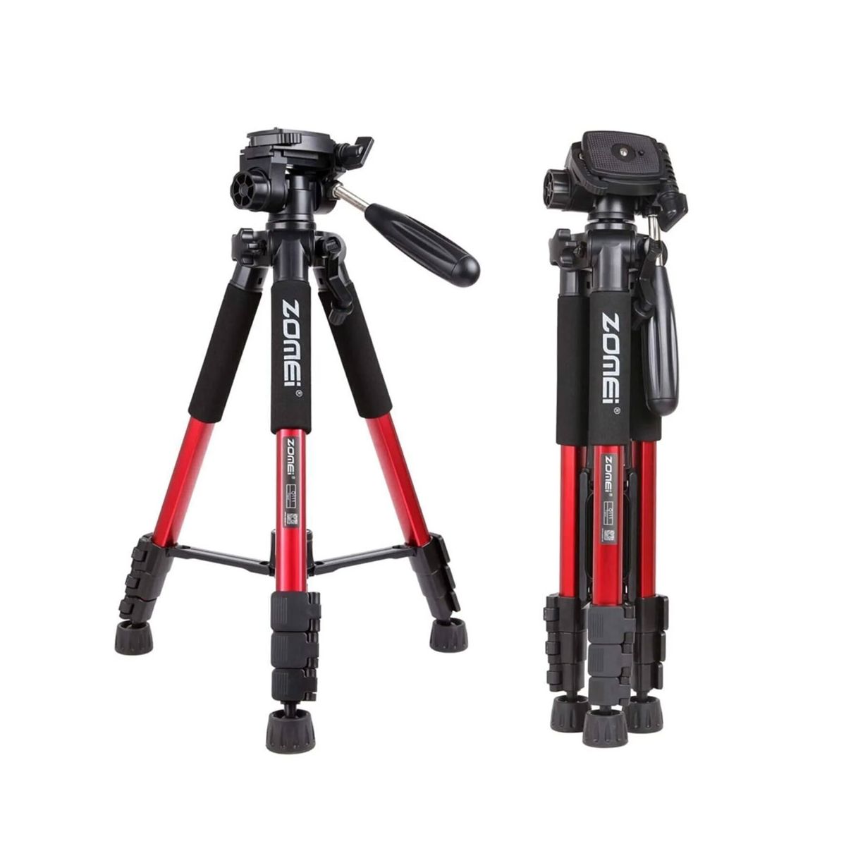 Zomei Q111 Kırmızı Profesyonel Alüminyum Tripod Fiyatları ve