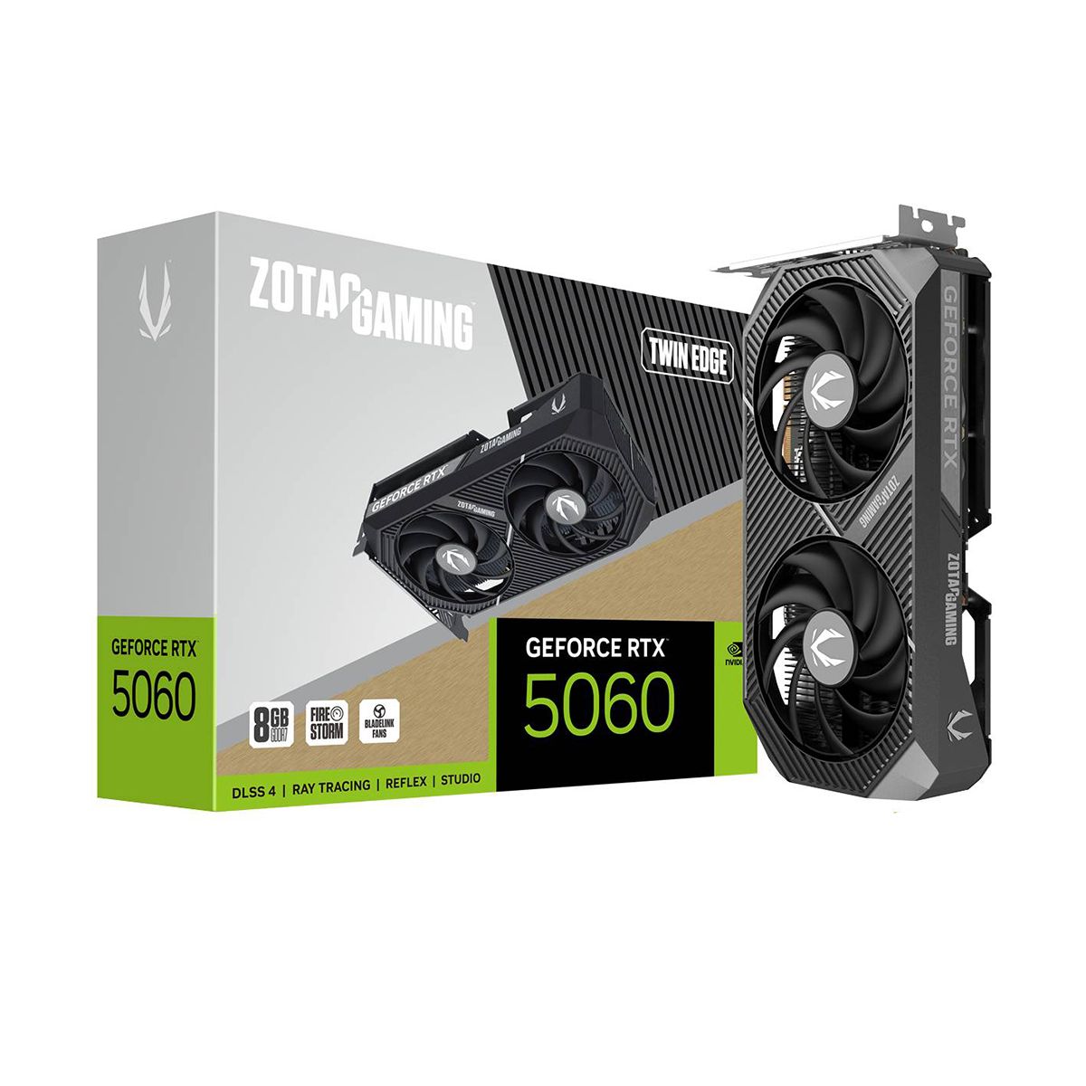 Zotac GeForce RTX 5060 Twin Edge ZT-B50600E-10M 8GB GDDR7 Ekran