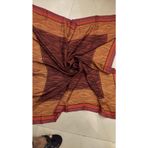 % 100 İpek Saten Eşarp Aslan Baskı 40 "x 40" Pas