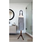 % 100 Pamuklu Aetos Sarma Havlu, Duş, Deniz-Plaj, Banyo Havlusu ve Saç Bonesi Kadın - 72 x 147 cm - Gri