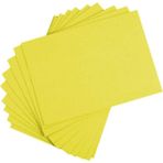( 18 Adet ) Sarı Renkli Mukavva 35X50 cm Sert Renkli Karton 1.0 mm Okul Öncesi Anasınıfı Kreş