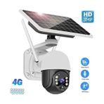 - 216IPC 4g Solar Sim Kart Destekli Ptz Mini Pilli Kamara - Beyaz