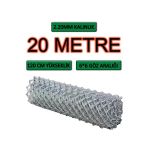 -2Mm Kalınlık - 6X6 Göz - (1.2Mx20m) Tel Örgü Bahçe Teli Çit Teli Galvanizli Tel Örgü