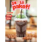 🥤 🥤 🥤 300 Cc Kapaklı Pipetli Plastik Bardak – Smoothie, Milkshake Ve Soğuk İçecekler İçin 24 Ade