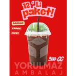 🥤 🥤 🥤 300 CC Kapaklı Pipetli Plastik Bardak – Smoothie, Milkshake ve Soğuk İçecekler İçin