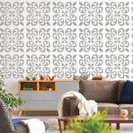 壁涂鸥 BackgroundTurnOver 60 cm Yer Karosu Vintage Desen Şablon Şablonlar Mandala Şablonu Dekor Şablonları için Yeniden Kullanılabilir Boyama Duvarları Büyük Boya Büyük Mobilya Desen Niş Duvar Ahşap Mandalas Desenleri Zemin
