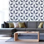 壁涂鸥 BackgroundTurnOver 70cm Çiçek Yaprak Şablon Şablonlar Mandala şablonu Dekor Şablonları için Yeniden Kullanılabilir Boyama Duvarları Büyük Boya Büyük Mobilya Desen Niş Duvar Ahşap Mandalas Desenleri Yer Karosu Tohumlar